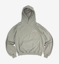 Script oversized hoodie - Faded Khaki