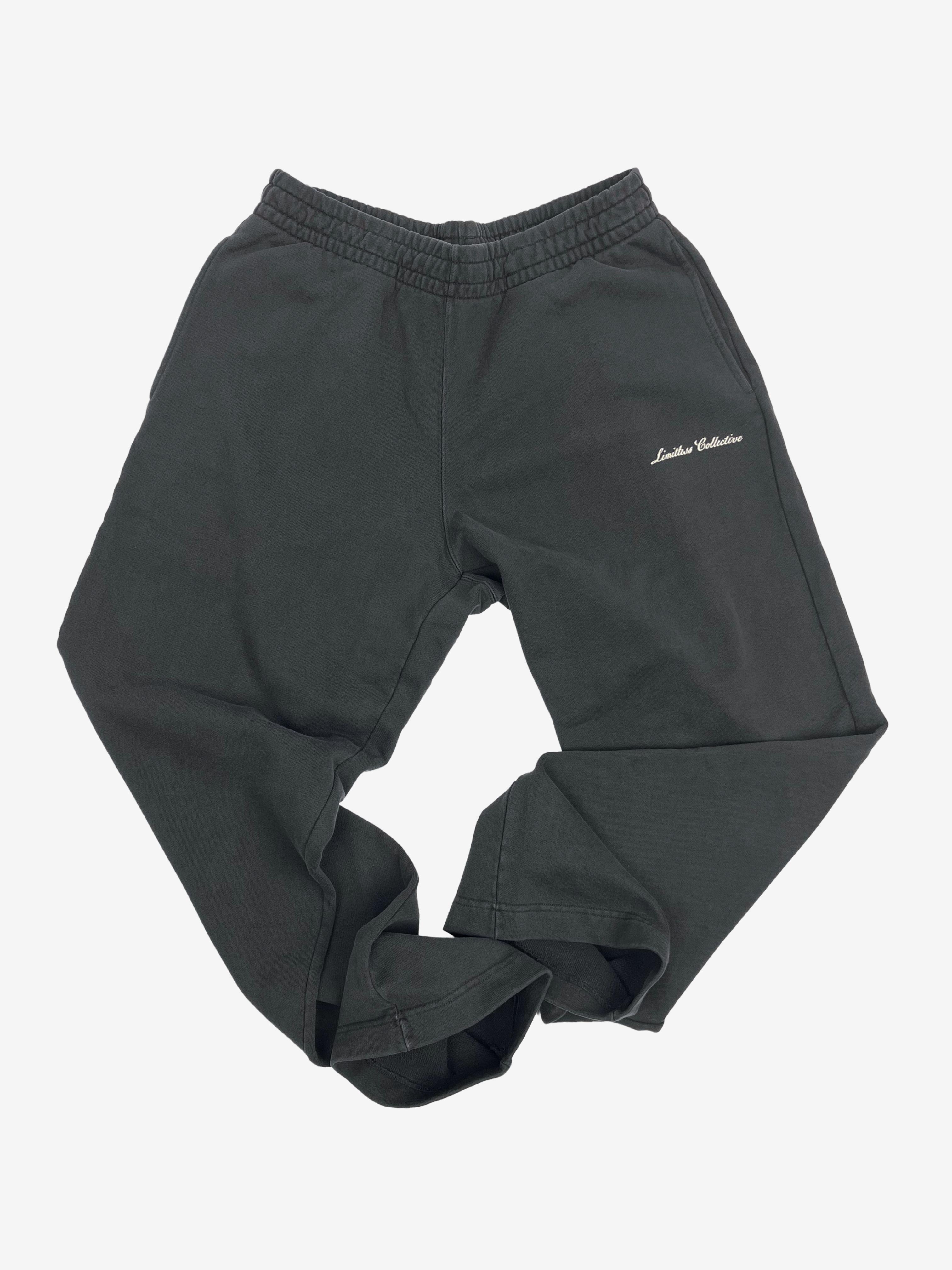 Script No Cuff Sweatpants - Faded Black
